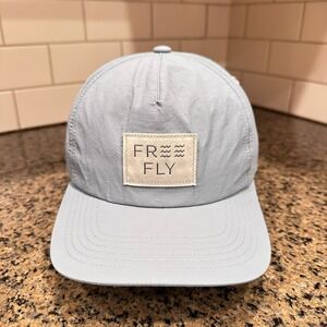 Free Fly Lightweight Snapback Hat Blue Nylon Polyester